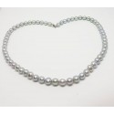 Miluna collana perle grigie MAR6,5-7 G