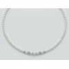 Miluna collana perle con inserti in oro bianco PCL4377