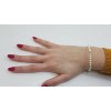 Bracciale da donna in perle Miluna con inserti oro 3 colori PBR836