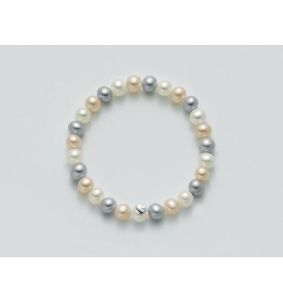 Miluna bracciale perle multicolor PBR1671 