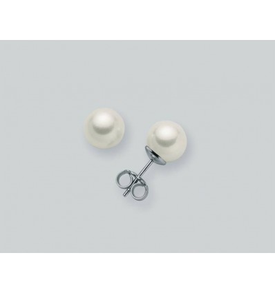 Orecchini perle Miluna con oro bianco 9 carati PPN859BMX