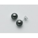 Miluna orecchini perle nere POR455-B