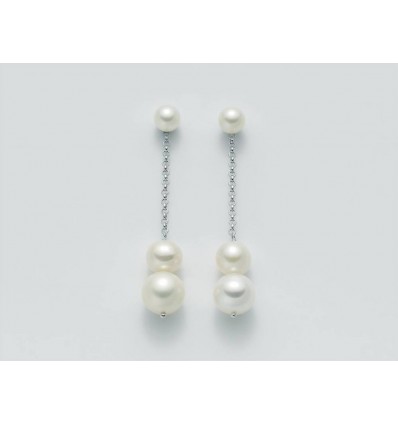 Miluna orecchini perle con argento PER1826AG
