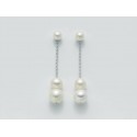 Miluna orecchini perle con argento PER1826AG