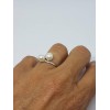 Miluna anello doppia perla in oro 9 carati PLI947X