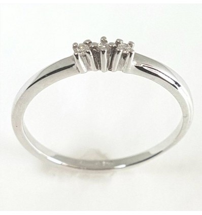 Miluna anello trilogy con diamanti LID1641M14