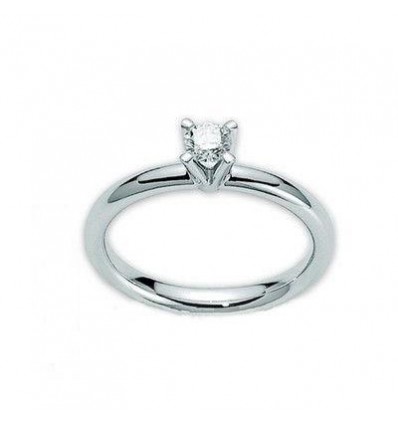 Miluna anello solitario con diamante LID1985-D5
