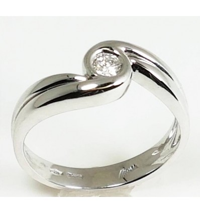Miluna anello solitario con diamantr LID1343-D10