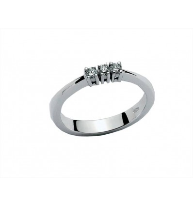 Miluna anello trilogy con diamanti LID1365-D45V