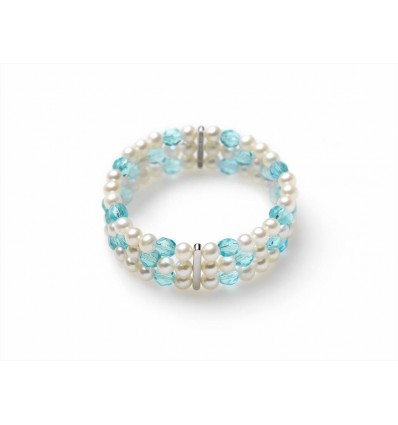Kiara bracciale in perle e kristal color BR459AG