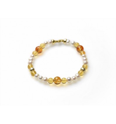 Kiara bracciale in perle kristal color BR449AG