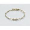 Kiara bracciale rigido in lega dorata KBRD1148G