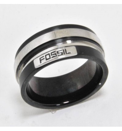 Fossil anello acciaio uomo JF84211