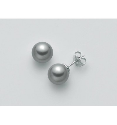 Miluna orecchini perle grigie con oro 9 carati POR556-GX