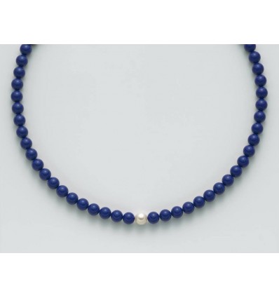 Miluna collana in lapis e perla PCL4780