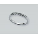 Miluna anello fedina 9 diamanti LID1364-D13V5