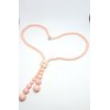 Miluna collana in corallo color rosa e perle CLD3657