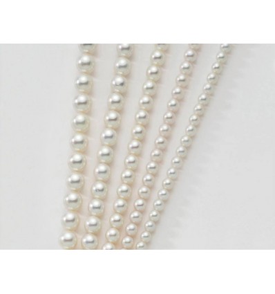 Miluna collana in perle con chiusura in oro PCL4198LV