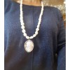 Collana perle barocche Nimei con ciondolo cammeo SardonicaPCL4879