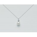 Miluna girocolllo con ciondolo perla e diamante PCL1880