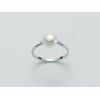 Miluna anello in oro bianco con perla e diamanti PLI951