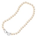 Ottaviani collana perle con chiusura in metallo argentato e strass