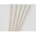 Miluna bracciale perle Akoya con chiusura in oro bianco 