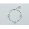 Yukiko bracciale in argento perle ed ematite