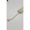 Bracciale in perle Miluna 5 fili con intreccio PBR2436