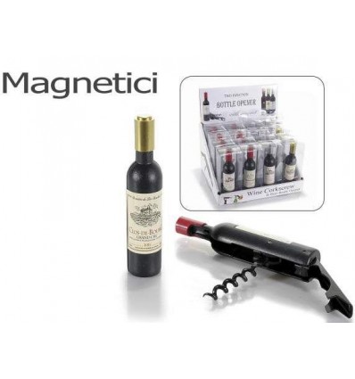 Cavatappi per vino e birra con magnete