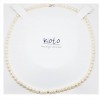 Collana perle Kioto con elementi in oro bianco