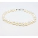 Bracciale perle Kioto con chiusura in oro bianco