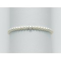 Bracciale perle donna con centrale in perla di dimensione più grossa e chiusura in argento 