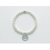 Miluna bracciale perle con centrale in argento PBR2060