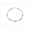 Bracciale da donna Miluna in argento e perle PBR2830