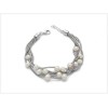 Bracciale da donna Miluna in argento e perle PBR2829