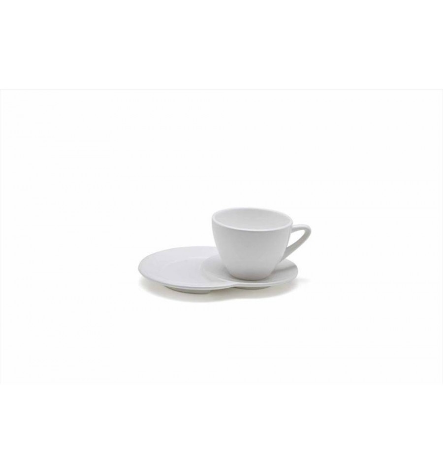 Tazza colazione con piattino porta torta Viva Ceramiche Ceramiche Viva