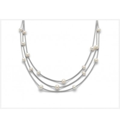 Collana da donna Miluna in argento e perle PCL5626