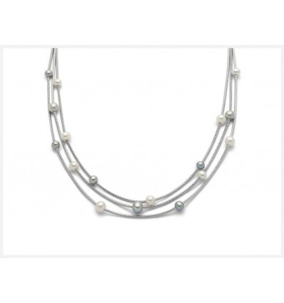 Collana da donna Miluna in argento e perle PCL5628