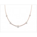 Collana da donna Miluna in argento rosè e perle PCL5623