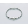 Bracciale in argento elastico con perla Miluna