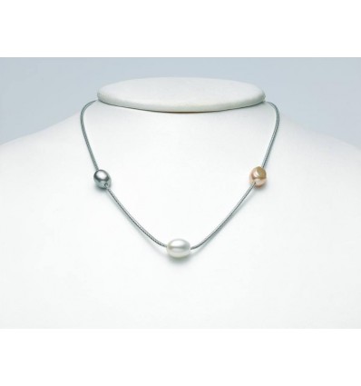 Collana da donna Miluna in argento e perle PCL5809