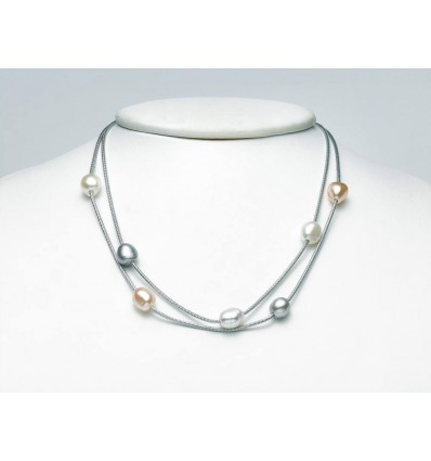 Collana da donna Miluna in argento e perle PCL5627