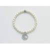 Miluna bracciale perle con centrale in argento PBR2060