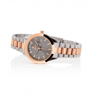 Orologio Hoops Luxury Day Date silver/rosè gold 