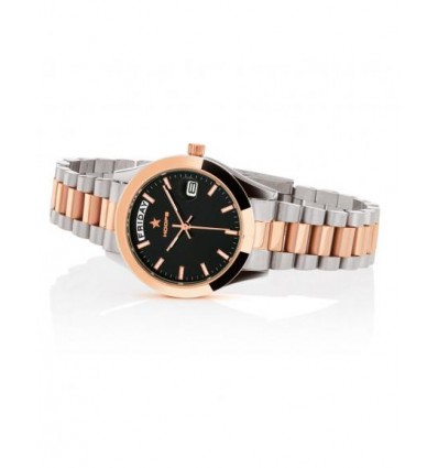 Orologio Hoops Luxury Day Date silver rosè gold 