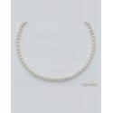 Collana perle Miluna con chiusura in oro bianco 