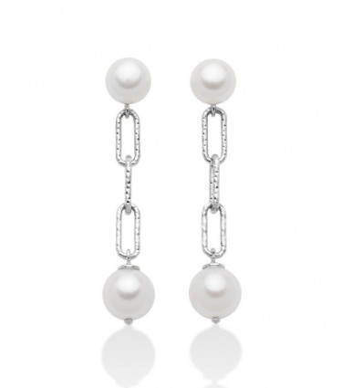 Orecchini perle e argento Miluna PER2511