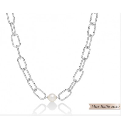 Collana in argento con perle Miluna PCL6021B