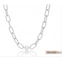 Collana in argento con perle Miluna PCL6021B